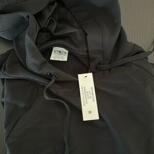 Black athletic hoodie and jogger set